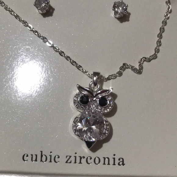 Necklace & earrings Zirconia - Picture 9 of 9